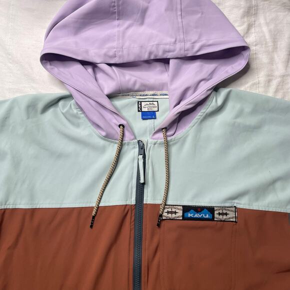 Kavu Bay Breeze Half Zip Jacket Size Large Women's Lightweight Outdoors - Picture 6 of 7